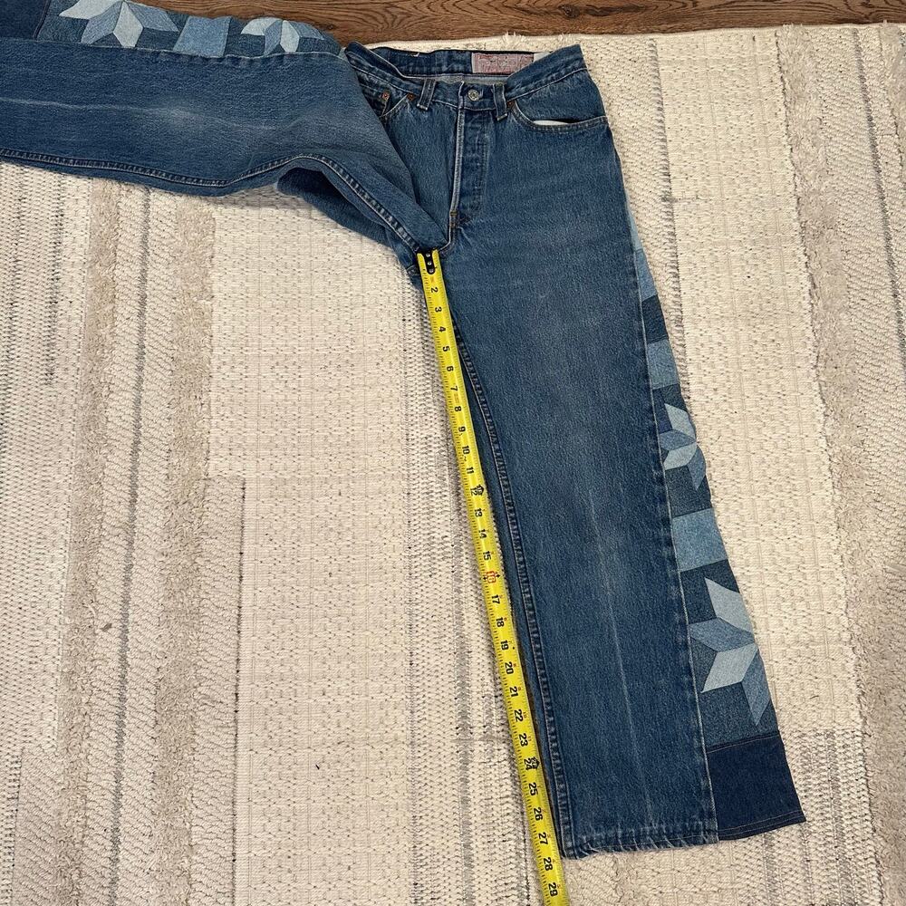 LEVI'S Women's Upcycled Wide Leg Jeans Size 9 - Picture 5 of 9